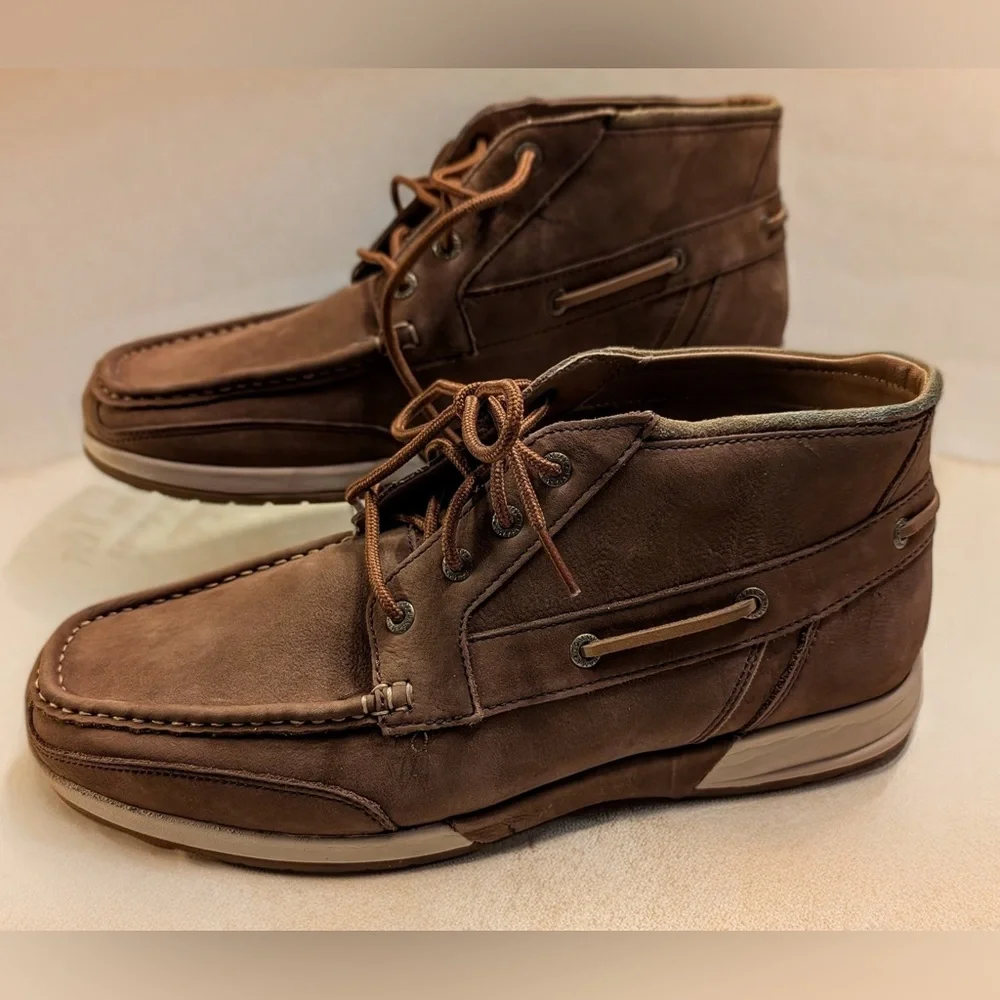 Tommy Bahama Marrakech Mirage Suede Chukka Boots Coffee Brown Men’s Size 10D